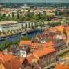 View of Lübeck with MuK